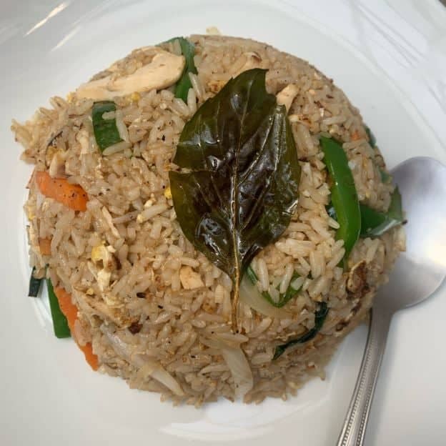 Fresh Basil Fried Rice (Chicken, Vegetable, Tofu or Mock Duck)