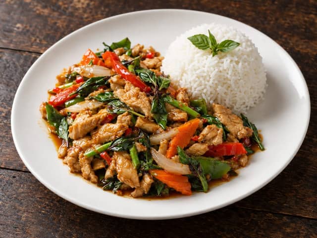 Fresh Basil Sauce (Chicken, Vegetable, Tofu or Mock Duck)