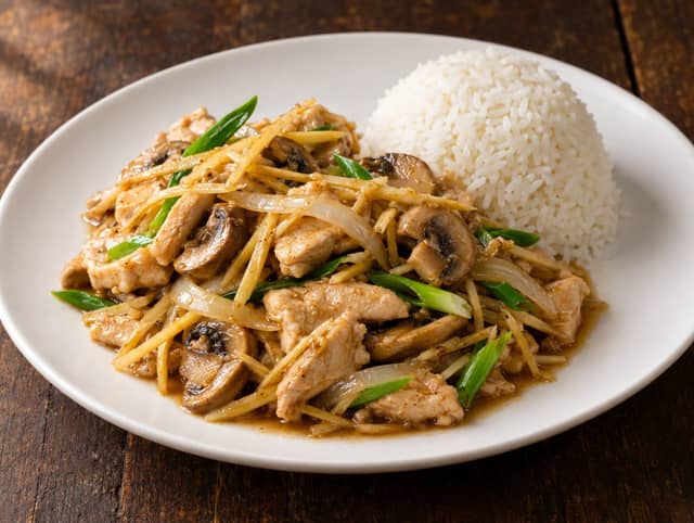 Fresh Ginger Sauce (Chicken, Vegetable, Tofu or Mock Duck)