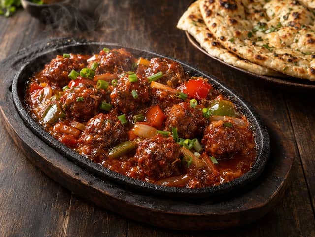 Manchurian Beef Sizzling