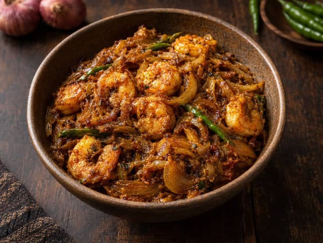 Shrimp Do-Pyaza (Half)