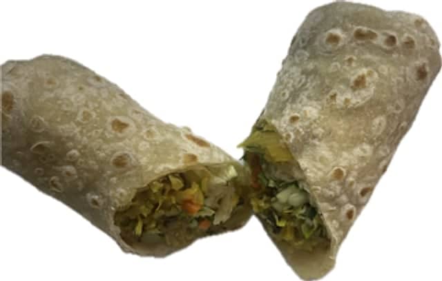 Breakfast Roll: Paratha with Mixed Vegetables