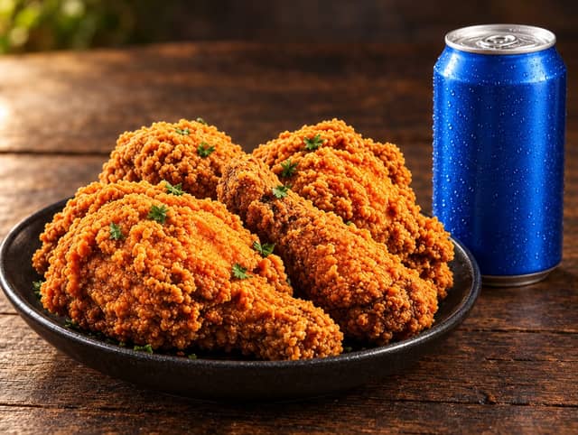 Chicken Fry (2 pcs) + Soda