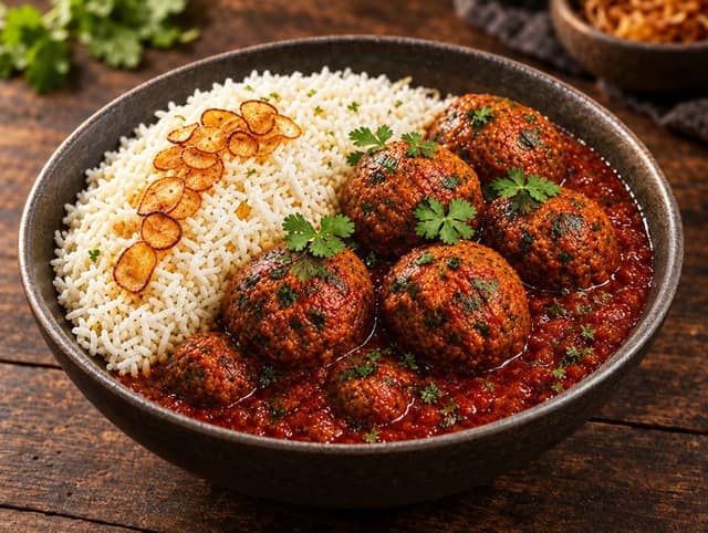 Chicken Kofta + Rice
