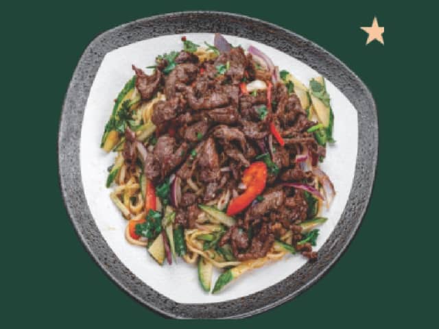 Cold Laghman with Cumin Lamb