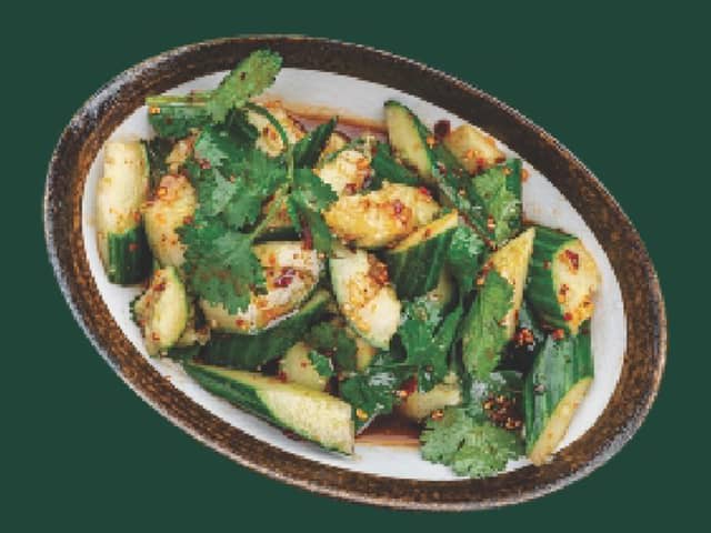 Smashed Cucumber Salad