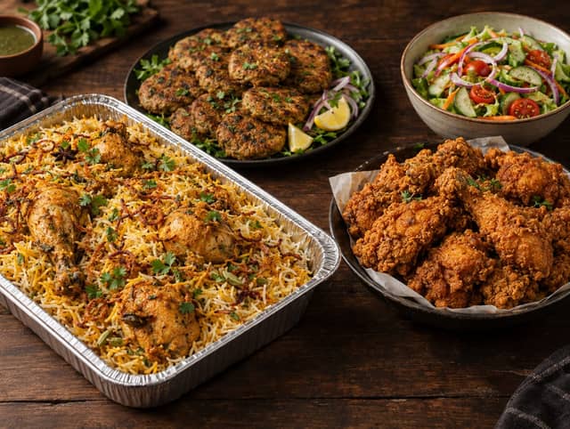Family Combo for 10 People (Chicken Biryani, Shami Kebab & Fried Chicken)