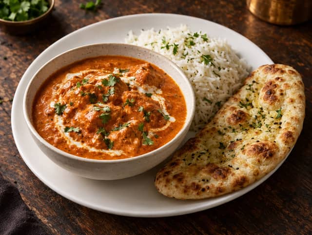 Butter Chicken With Rice/Naan