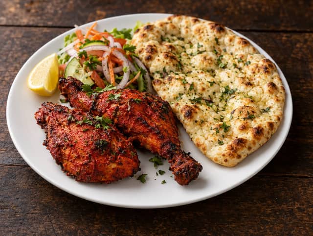 Chicken Tandoori (2 pcs) with Naan