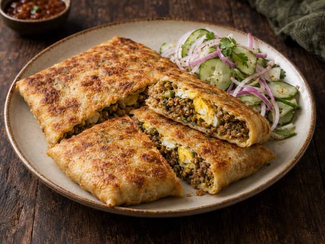 Keema Mughlai Paratha
