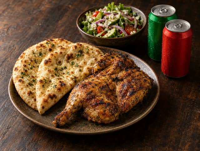 Naan With Chicken Grill Combo For 2 People