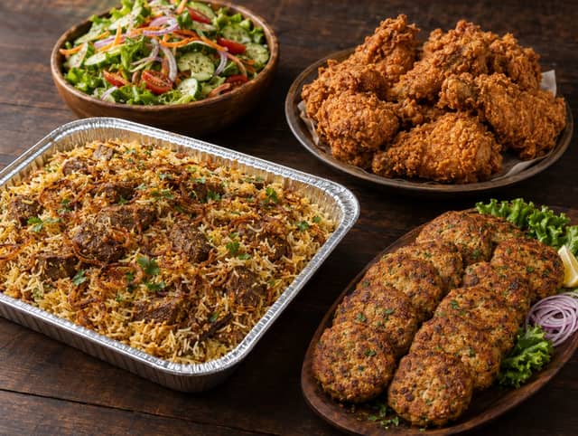Family Combo for 5 People (Beef Tehari, Shami Kebab & Fried Chicken)