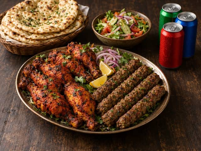 Naan with Tandoori Chicken Legs Combo for 5 People
