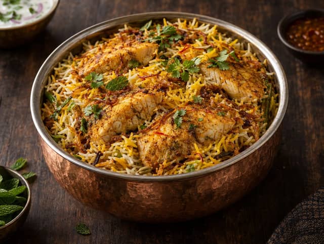 Fish Biryani (Tilapia Fillet)