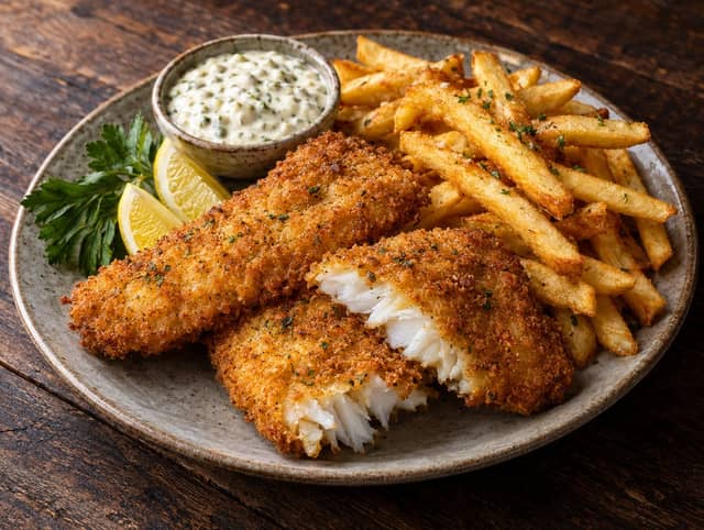 Fish & Chips w/ Fries (6 pcs)