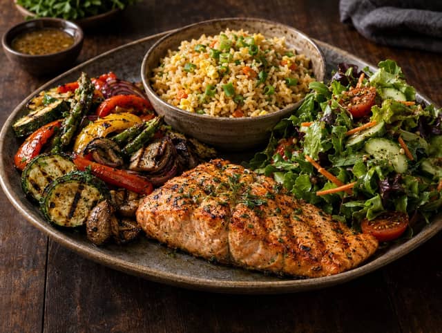 Grill Salmon Family Platter