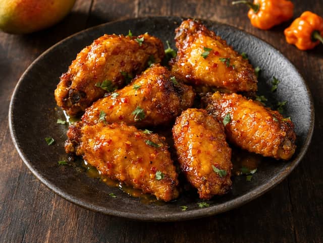 Mango Habanero Wings (6 pcs)