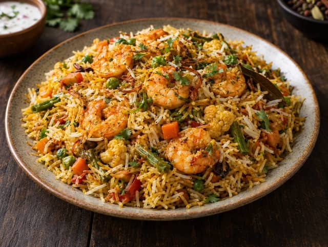 Shrimp Biryani