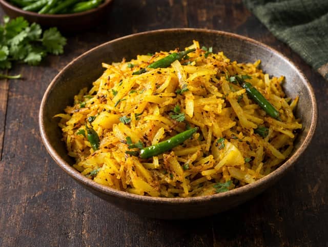 Aloo Bhaji (Shredded Potatoes) (8oz)