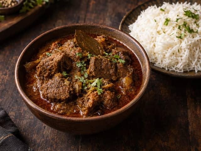 Beef Curry (Free Rice or Naan)
