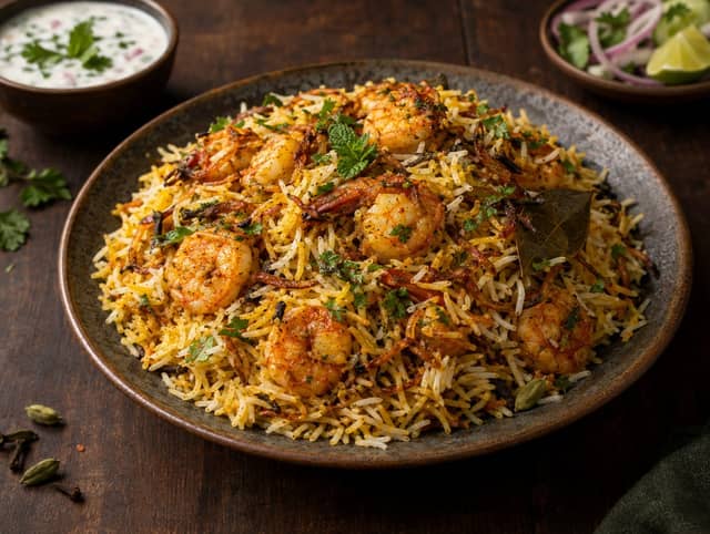 Shrimp Biryani (24oz)