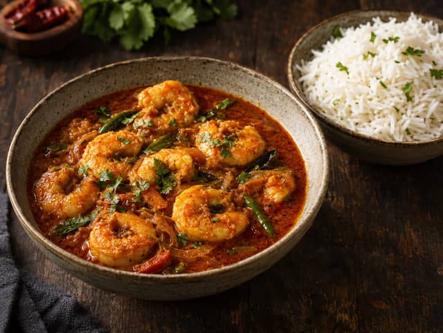 Shrimp Curry (Free Rice)