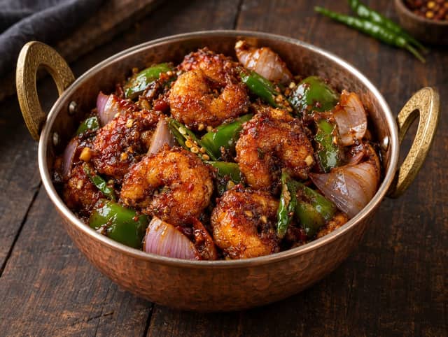 Chilli Tiger Prawn (Dry or Gravy)