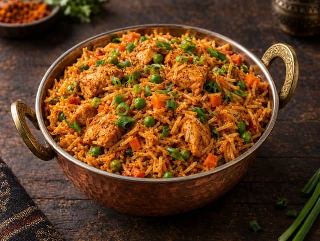 Masala Fried Rice (Chicken or Vegetable)