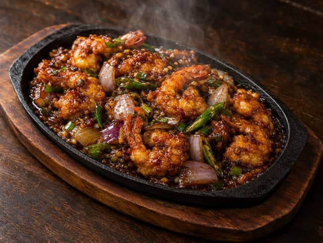 Sizzling Prawn